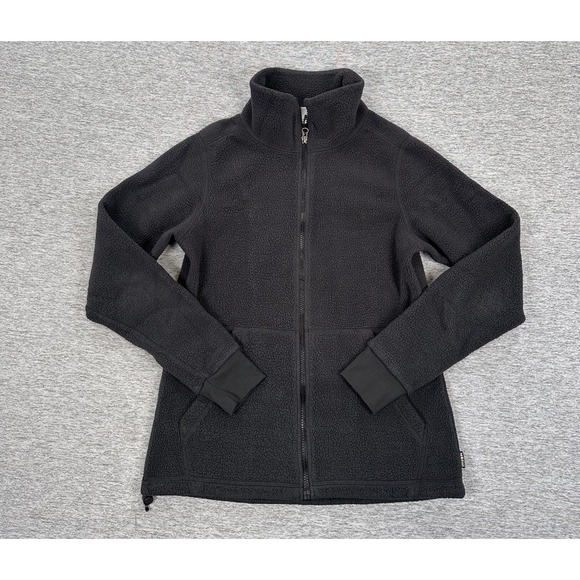 REI Jackets & Blazers - REI Co-Op Jacket Women's Small Black Fleece Full Zip Outdoor Hiking Camping
